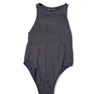 Black Zara fitted bodysuit Size Medium